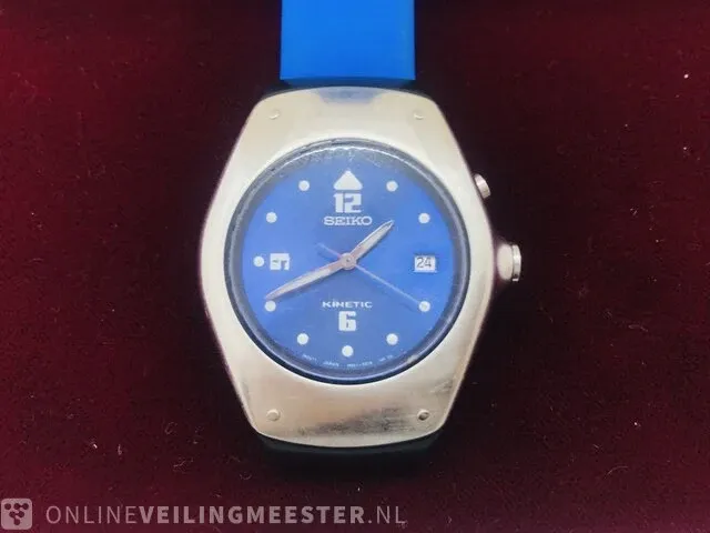 Horloge - seiko arctura kinetic - japans autoquartz horloge - afbeelding 4 van  7