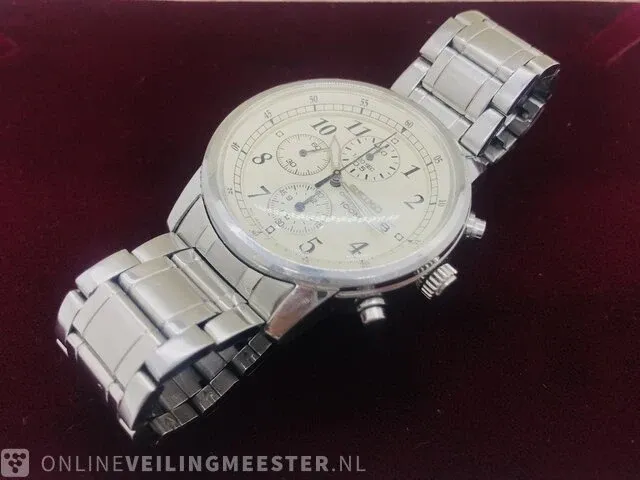 Horloge - seiko chronograph 100m - 7t92-0lt0 - afbeelding 2 van  7