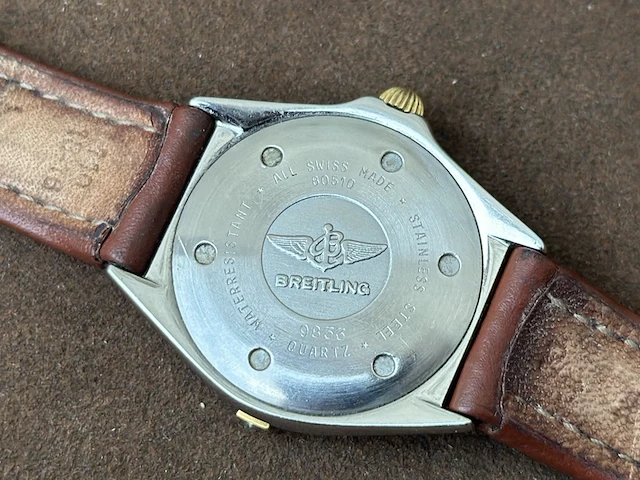 Horloge, breitling, callisto, staal/goud - afbeelding 4 van  5