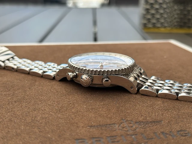 Horloge, breitling, montbrilliant, staal - afbeelding 8 van  13
