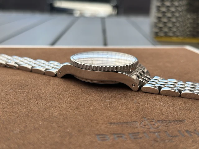 Horloge, breitling, montbrilliant, staal - afbeelding 9 van  13