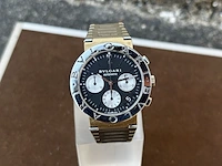 Horloge, bvlgari, bulgari chronograaf, staal, 2010+ - afbeelding 1 van  9
