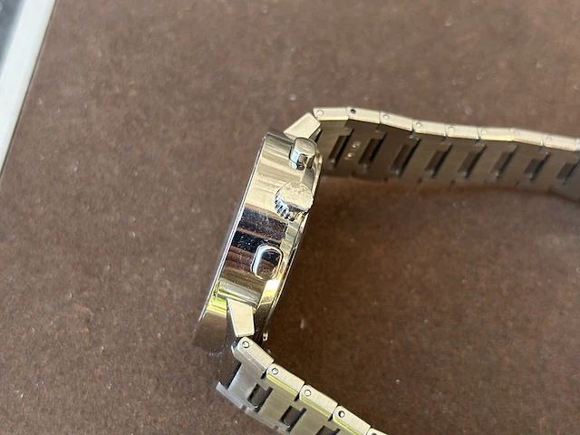 Horloge, bvlgari, bulgari chronograaf, staal, 2010+ - afbeelding 9 van  9