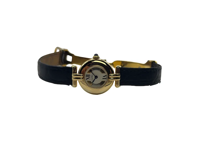 Horloge, cartier, colisee, goud, 1991 - afbeelding 2 van  9