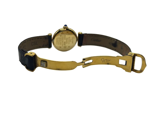 Horloge, cartier, colisee, goud, 1991 - afbeelding 3 van  9