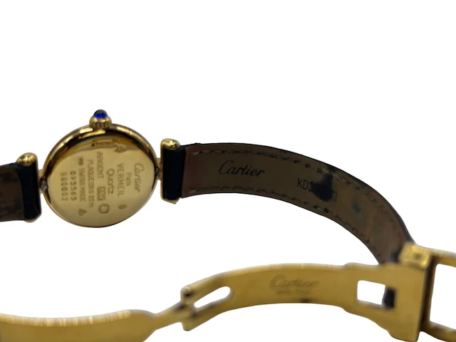 Horloge, cartier, colisee, goud, 1991 - afbeelding 4 van  9