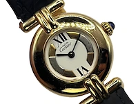 Horloge, cartier, colisee, goud, 1991 - afbeelding 8 van  9