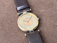 Horloge, cartier, de must, verguld, 1983 - afbeelding 2 van  9