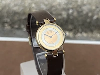 Horloge, cartier, de must, verguld, 1983 - afbeelding 3 van  9