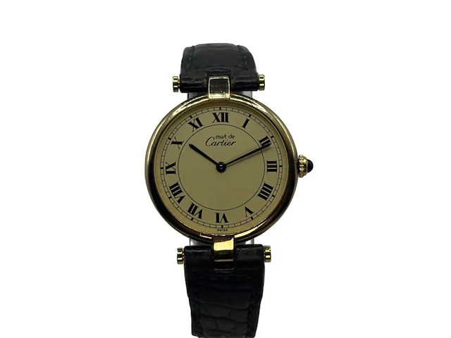 Horloge, cartier must de cartier, 590003, goud, 1990-2000 - afbeelding 3 van  5