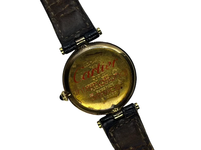 Horloge, cartier must de cartier, 590003, goud, 1990-2000 - afbeelding 5 van  5