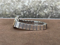 Horloge, cartier, octagon 0907, staal/goud, 1985 - afbeelding 7 van  11