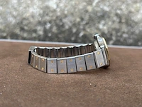 Horloge, cartier, octagon 0907, staal/goud, 1985 - afbeelding 8 van  11