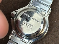 Horloge, cartier, octagon 0907, staal/goud, 1985 - afbeelding 11 van  11