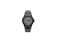 Horloge, cartier santos octagon, 2966, staal/goud, 1980-1990 - afbeelding 1 van  10