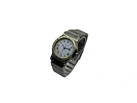 Horloge, cartier santos octagon, 2966, staal/goud, 1980-1990 - afbeelding 4 van  10
