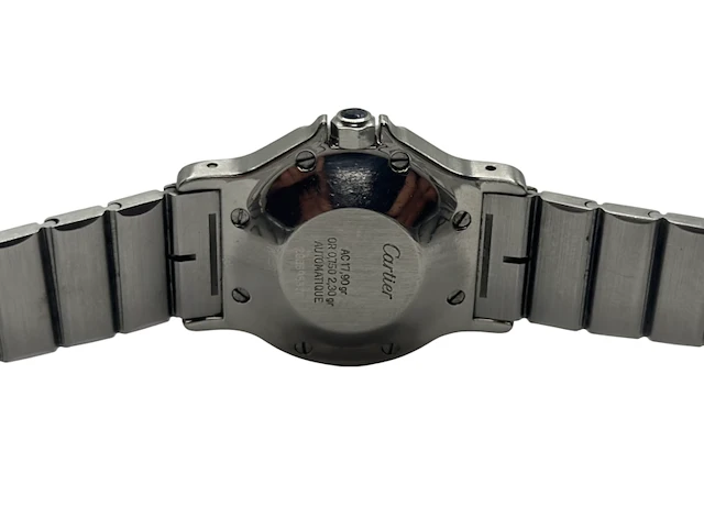 Horloge, cartier santos octagon, 2966, staal/goud, 1980-1990 - afbeelding 9 van  10