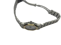 Horloge, cartier santos octagon, 2966, staal/goud, 1980-1990 - afbeelding 10 van  10