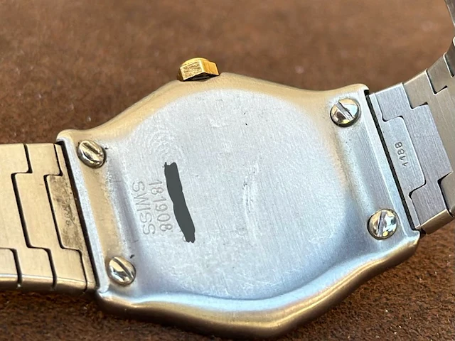 Horloge, ebel, classic wave, staal/goud, 2000+ - afbeelding 7 van  7
