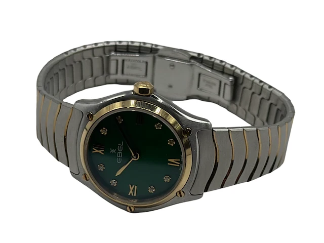 Horloge ebel, ebel sport classic 33mm 1216545, staal/goud, bouwjaar 2025 - afbeelding 5 van  10