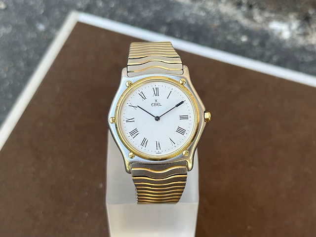 Horloge, ebel, sport wave, staal/goud, 2000+ - afbeelding 1 van  7