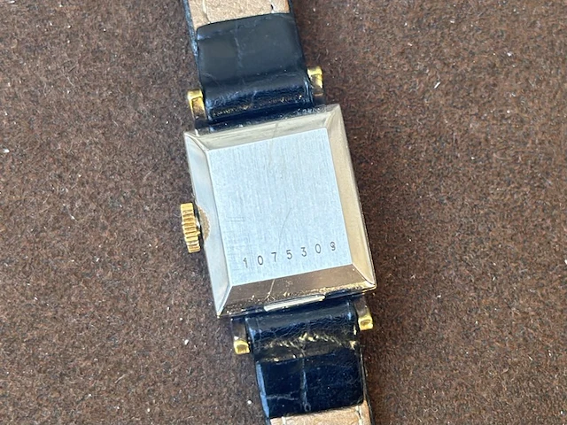 Horloge, jaeger le coultre, 1658, goud, 1965 - afbeelding 2 van  7