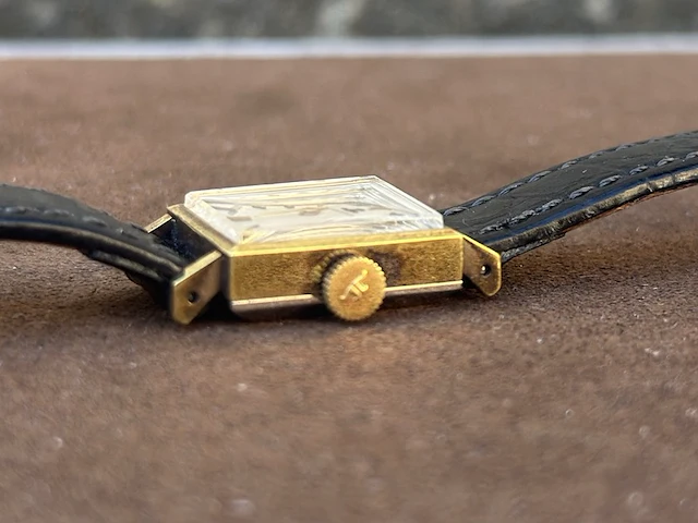 Horloge, jaeger le coultre, 1658, goud, 1965 - afbeelding 3 van  7