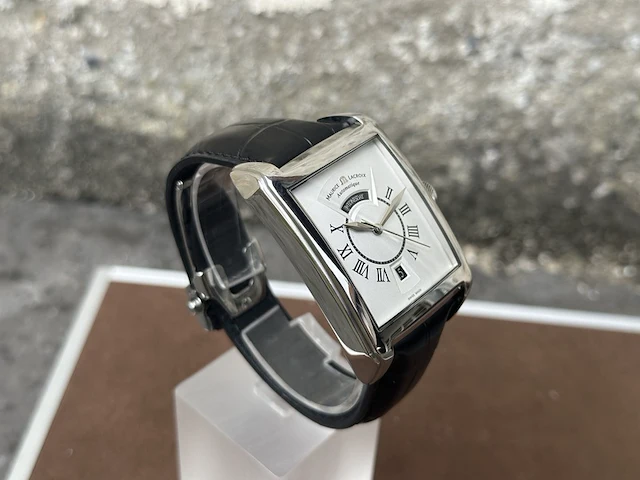 Horloge, maurice lacroix, square pontos, staal - afbeelding 1 van  13