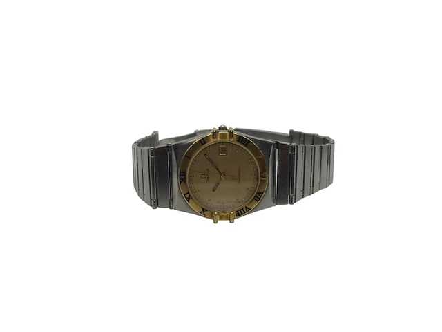Horloge, omega constellation, 396.1070/80, staal/goud, 1980-1990 - afbeelding 8 van  8