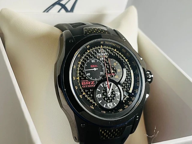 Horloge orient skt00003b speedtech subaru brz gt300 - afbeelding 10 van  14