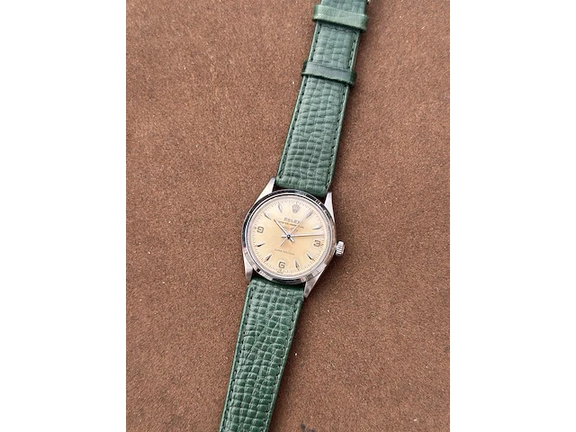 Horloge rolex, airking 5500, staal, 1961 - afbeelding 6 van  11
