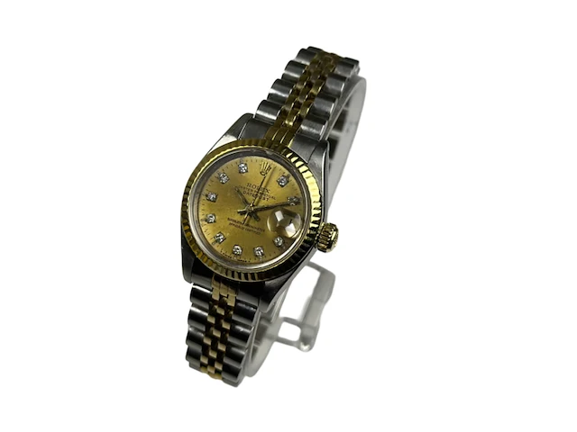 Horloge rolex, datejust 26mm 69173, staal/goud, bouwjaar 1986 - afbeelding 3 van  6