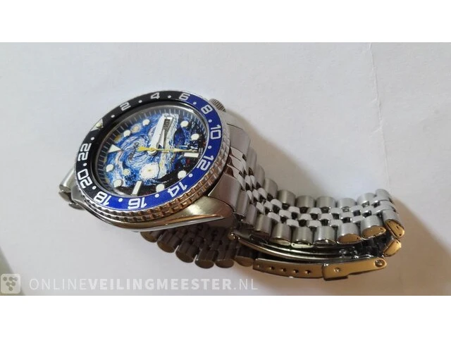 Horloge seiko, diver , starry night., bouwjaar june 1986 - afbeelding 4 van  13
