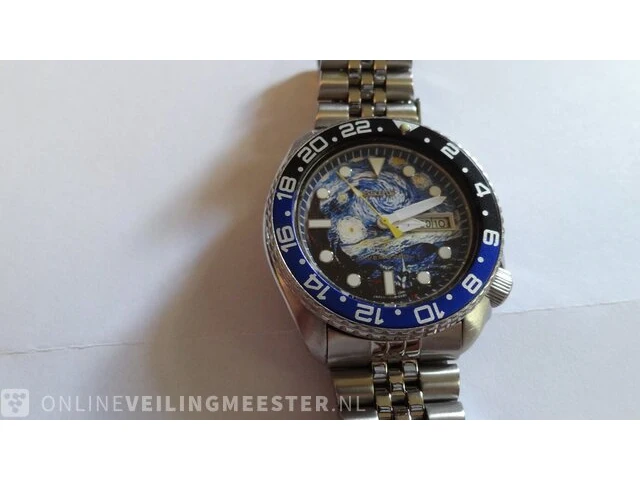 Horloge seiko, diver , starry night., bouwjaar june 1986 - afbeelding 8 van  13