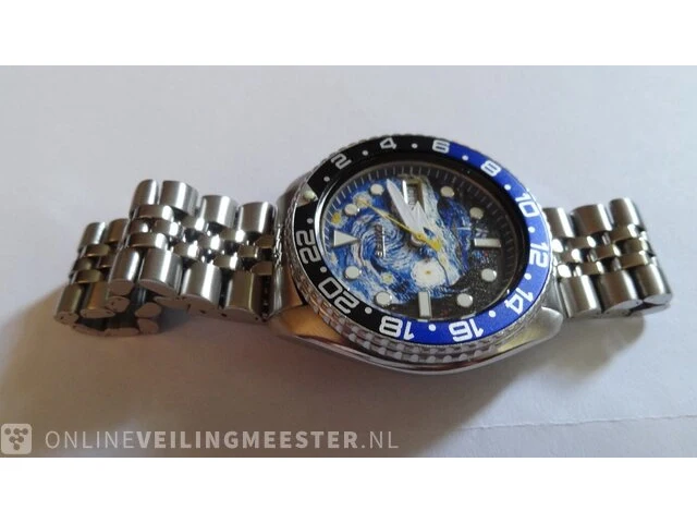 Horloge seiko, diver , starry night., bouwjaar june 1986 - afbeelding 9 van  13