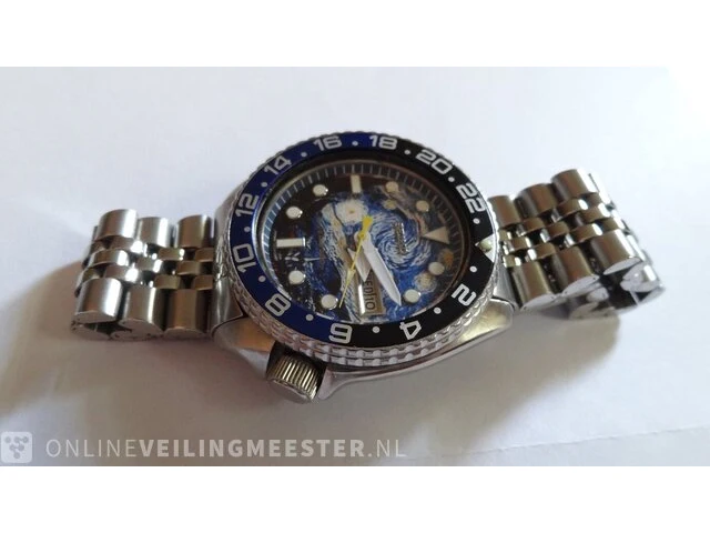 Horloge seiko, diver , starry night., bouwjaar june 1986 - afbeelding 10 van  13