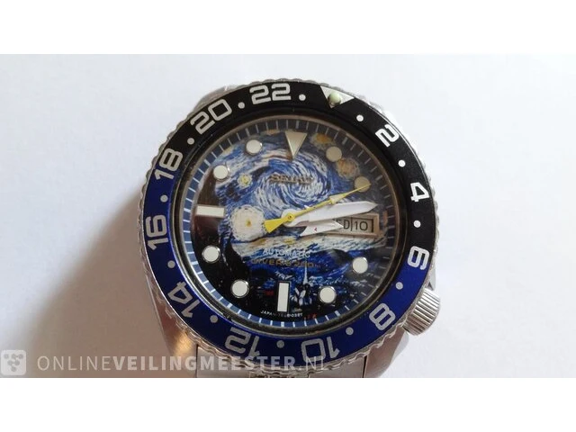 Horloge seiko, diver , starry night., bouwjaar june 1986 - afbeelding 13 van  13