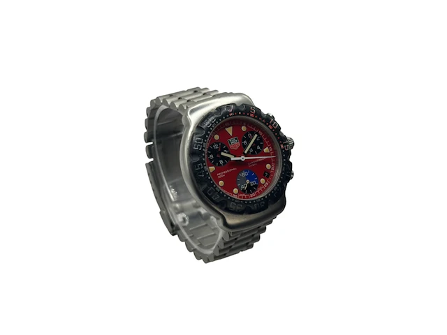 Horloge, tag heuer formula 1, ca1215, staal, 1990-2000 - afbeelding 2 van  8
