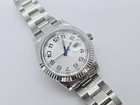 Horloge zonder merk in rolex datejust oyster model - afbeelding 1 van  7
