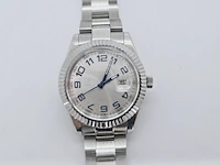Horloge zonder merk in rolex datejust oyster model - afbeelding 2 van  7