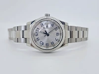 Horloge zonder merk in rolex datejust oyster model - afbeelding 3 van  7