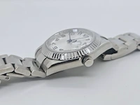 Horloge zonder merk in rolex datejust oyster model - afbeelding 6 van  7