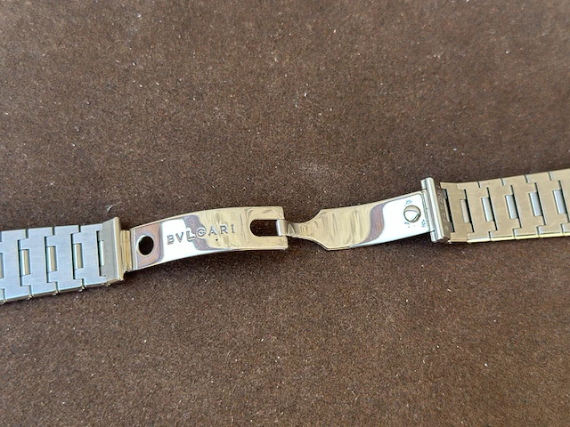 Horlogeband, bvlgari, staal - afbeelding 3 van  5