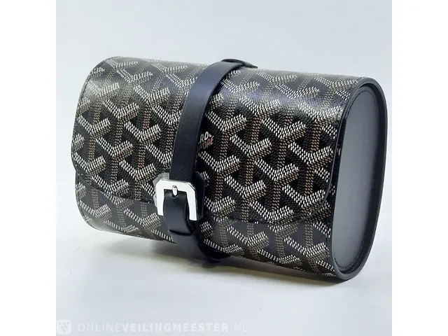 Horlogetas goyard, double travel watch case - afbeelding 3 van  9