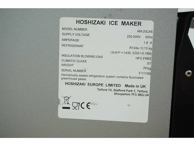 Hoschizaki - ijsblokjesmachine - afbeelding 5 van  6