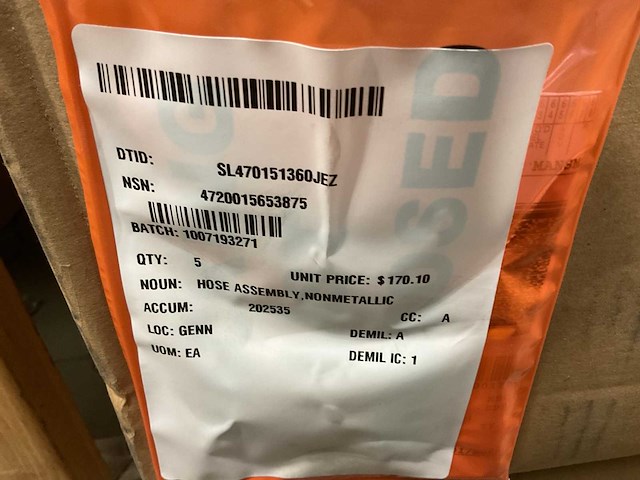 Hose assembly (5x) - afbeelding 4 van  4