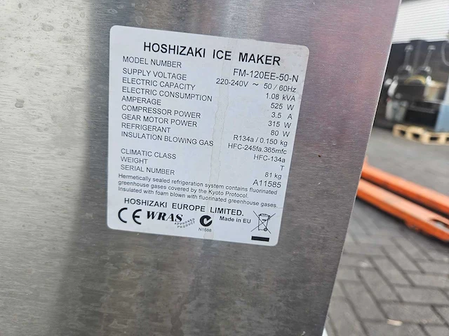 Hoshizaki - fm-120e - ijsblokjesmachine - afbeelding 5 van  5