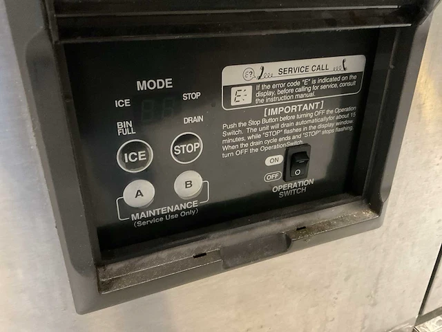 Hoshizaki fm-80ke ijsblokjesmachine - afbeelding 2 van  5
