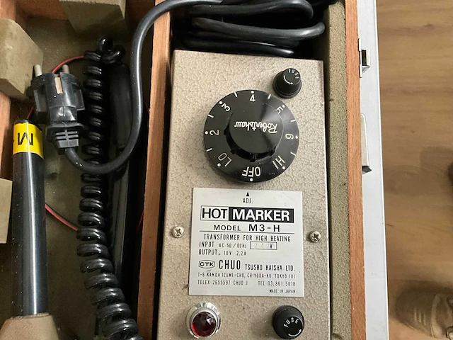Hot marker m3-h coderingsapparaat - afbeelding 3 van  3