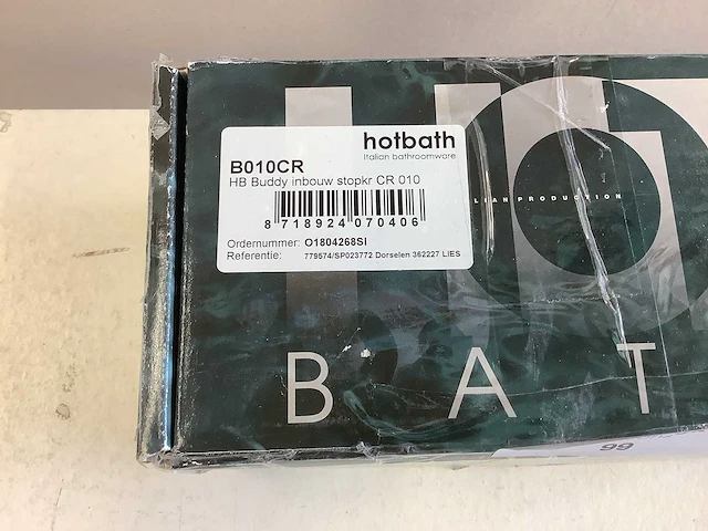 Hotbath - cobber b010 - inbouw stopkraan chroom - afbeelding 3 van  4